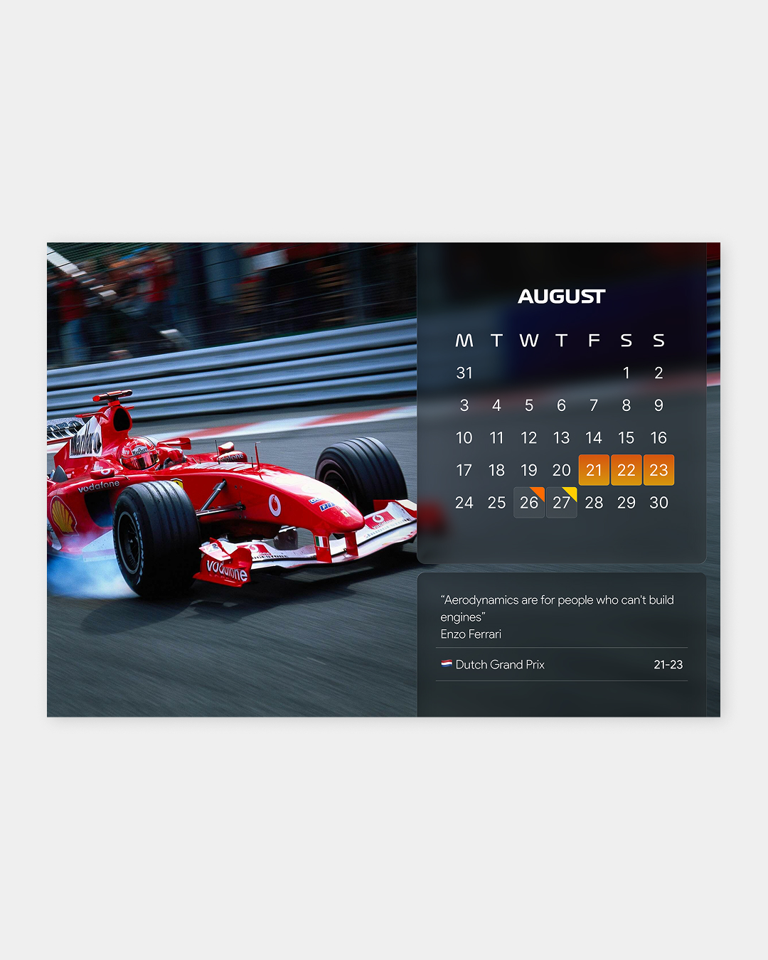 Desk Calendar – Legends Edition - Image 3